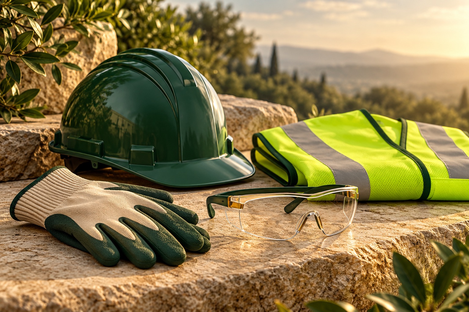 Protective equipment — AI-generated illustrative image · not actual inventory